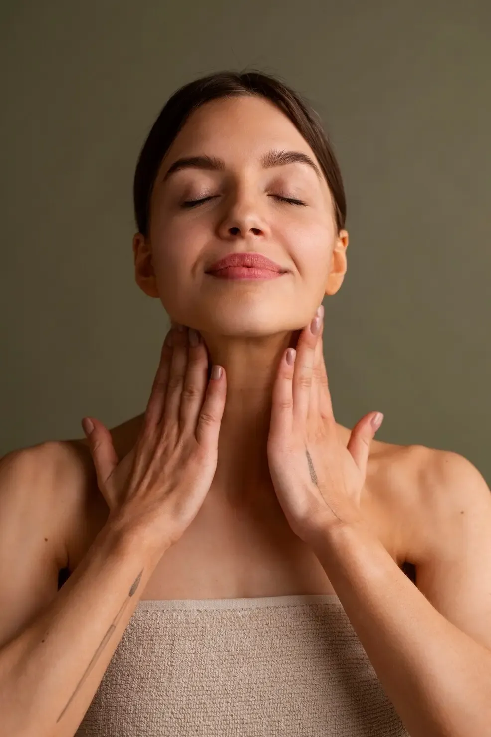 Pele com sinais de melasma em avaliação para tratamento Pele com sinais de melasma em avaliação para tratamento