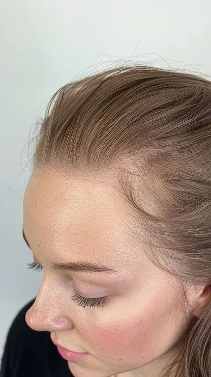 Exame do couro cabeludo para avaliação da queda de cabelo Exame do couro cabeludo para avaliação da queda de cabelo
